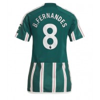 Ženski Nogometni dresi Manchester United Bruno Fernandes #8 Gostujoči 2023-24 Kratek Rokav